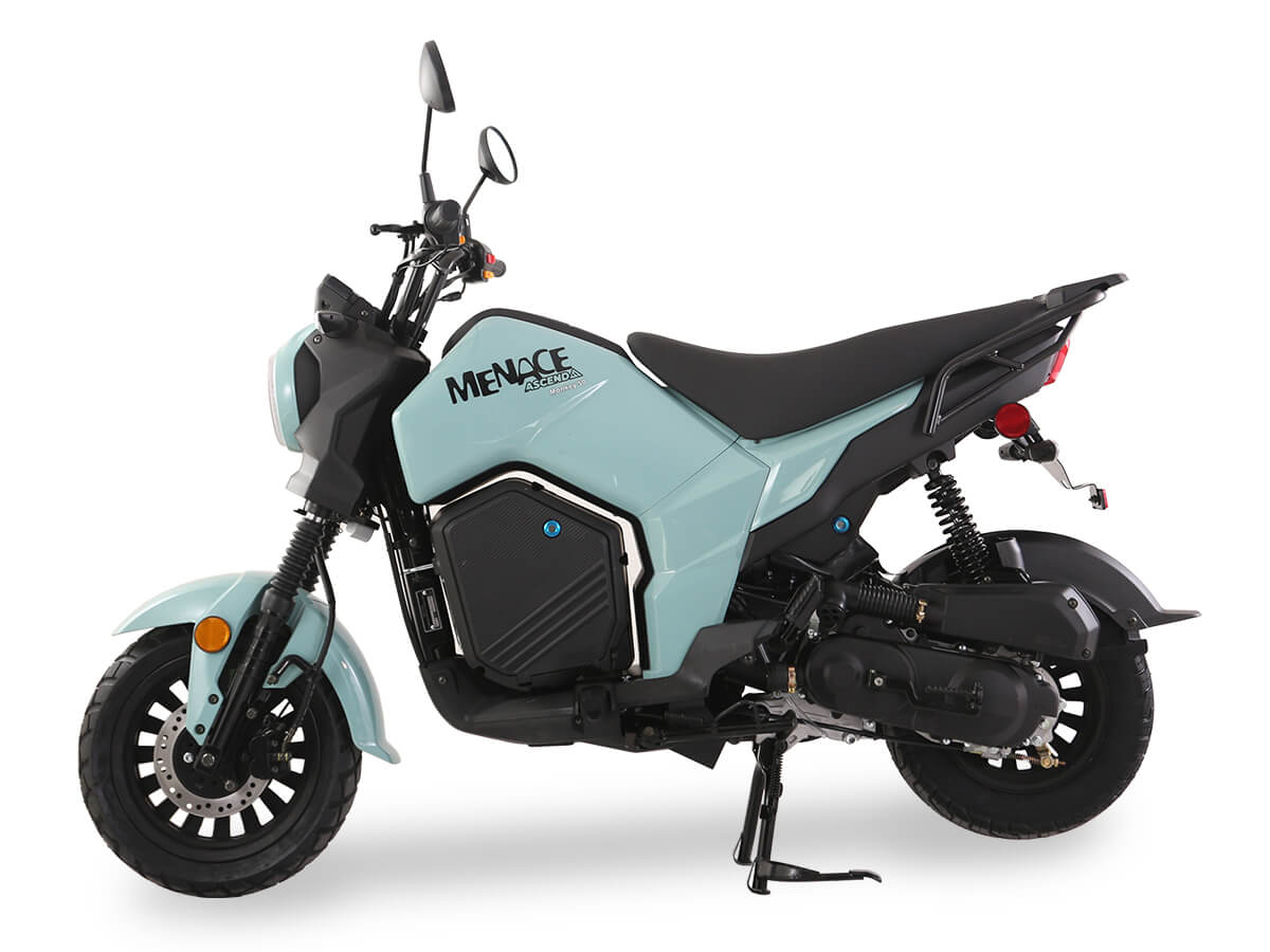 Menace 50cc Motorcycle, Automatic Shifting, Front Disc/Rear Drum Brakes, (12/10 in.) Wheels - Image 8