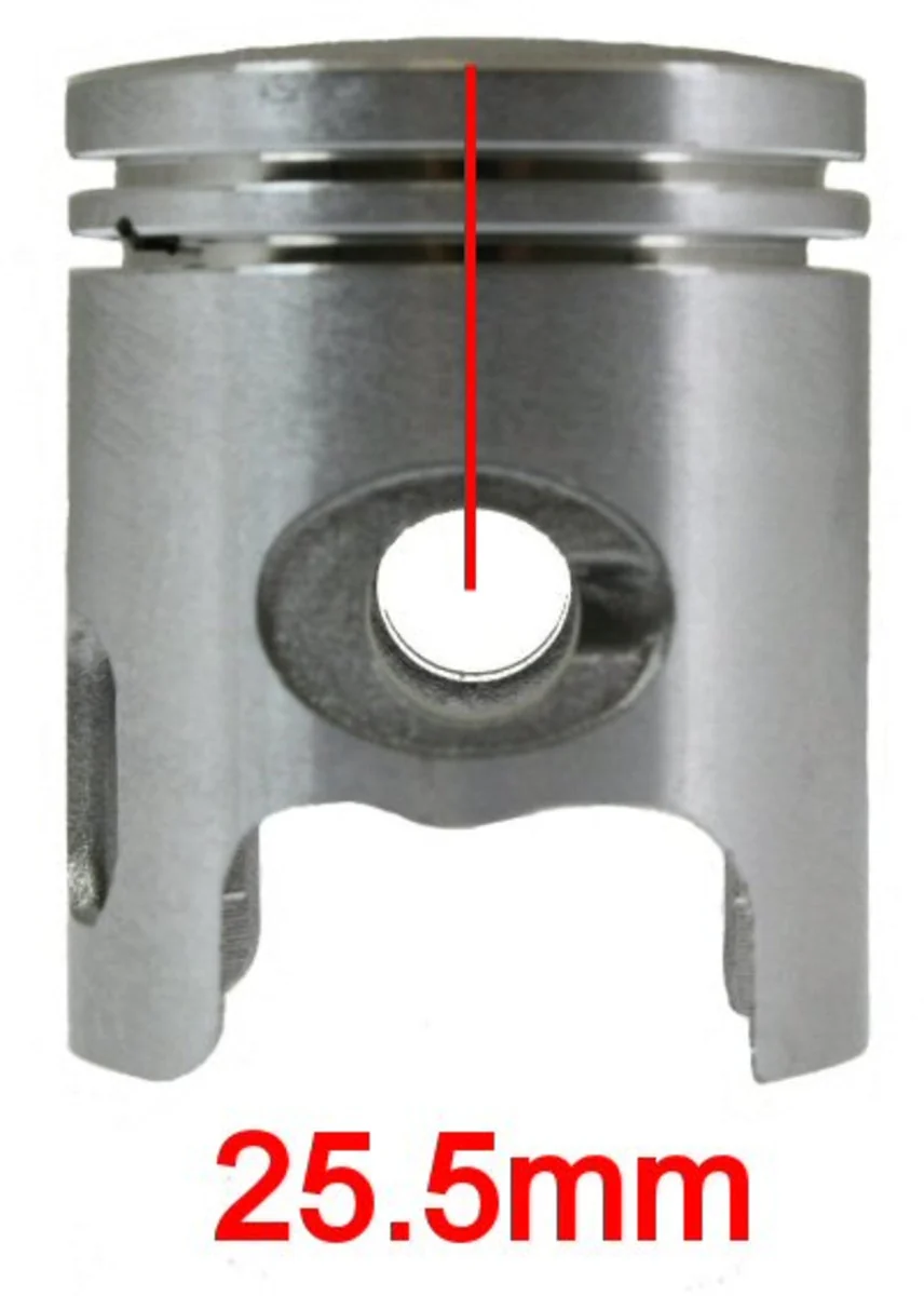 Minarelli 40mm Piston Set - 10mm or 12mm Pin - Image 2