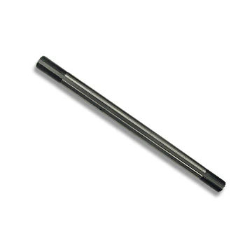 Mini Bike Axle, 1 in. OD X 16 in. Length, 1-14 Threaded Ends, 1/4 in. Keyway