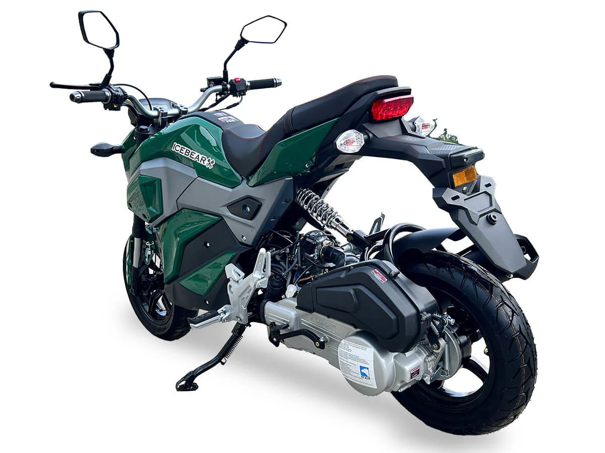 Mini Max 150cc Motorcycle, Automatic, Front Disc Brake, 12 inch Aluminum Wheels, LED Lights, Digital Speedometer, 50 State Legal - Image 10