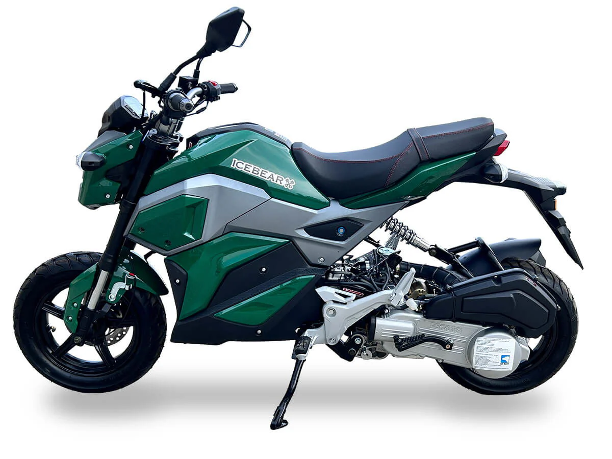 Mini Max 150cc Motorcycle, Automatic, Front Disc Brake, 12 inch Aluminum Wheels, LED Lights, Digital Speedometer, 50 State Legal - Image 11