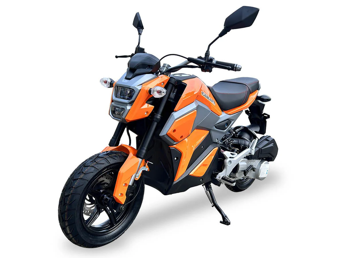 Mini Max 150cc Motorcycle, Automatic, Front Disc Brake, 12 inch Aluminum Wheels, LED Lights, Digital Speedometer, 50 State Legal - Image 4