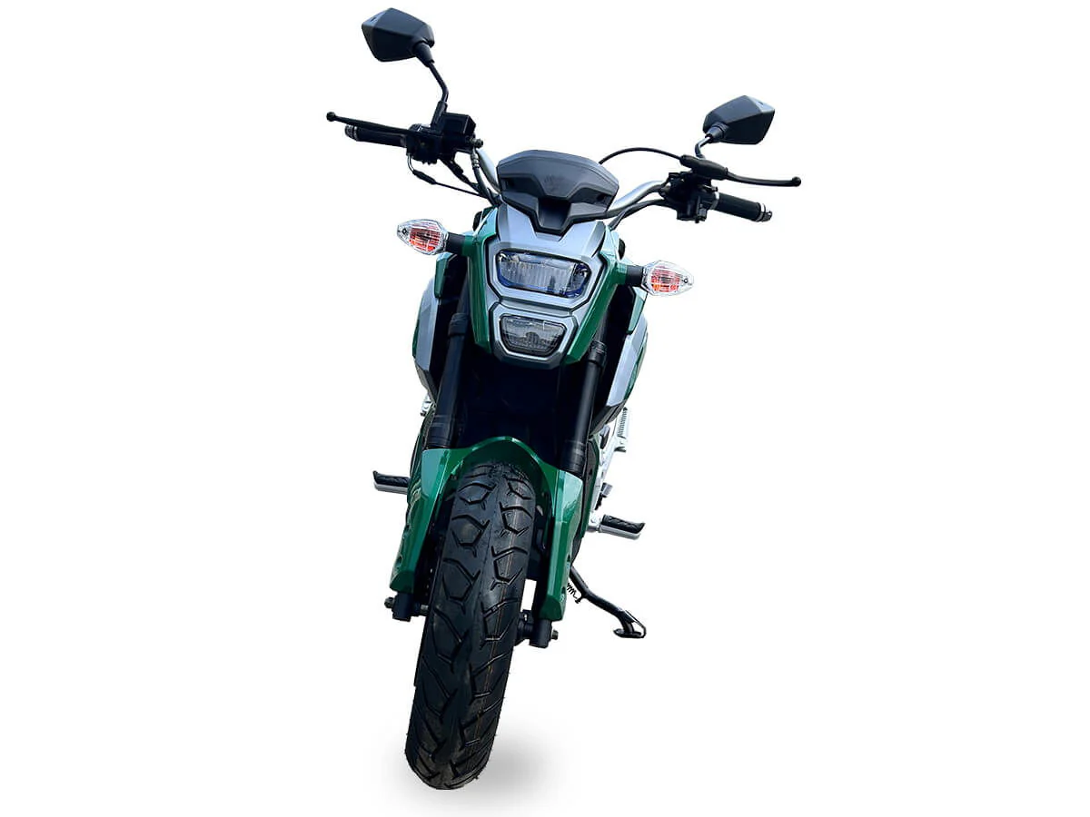 Mini Max 150cc Motorcycle, Automatic, Front Disc Brake, 12 inch Aluminum Wheels, LED Lights, Digital Speedometer, 50 State Legal - Image 5