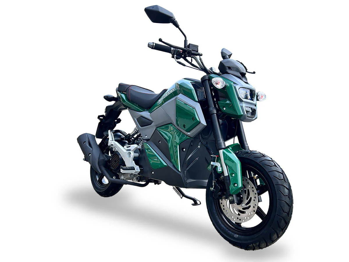 Mini Max 150cc Motorcycle, Automatic, Front Disc Brake, 12 inch Aluminum Wheels, LED Lights, Digital Speedometer, 50 State Legal - Image 6