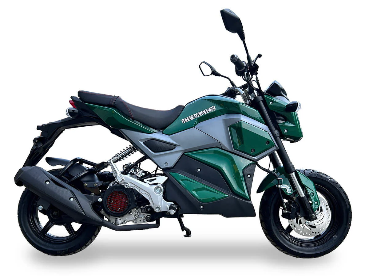 Mini Max 150cc Motorcycle, Automatic, Front Disc Brake, 12 inch Aluminum Wheels, LED Lights, Digital Speedometer, 50 State Legal - Image 7