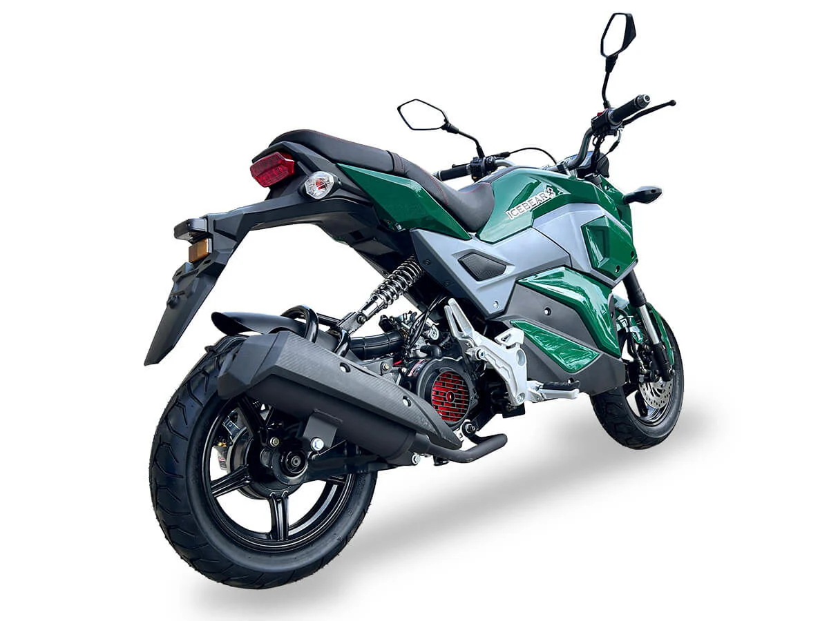 Mini Max 150cc Motorcycle, Automatic, Front Disc Brake, 12 inch Aluminum Wheels, LED Lights, Digital Speedometer, 50 State Legal - Image 8