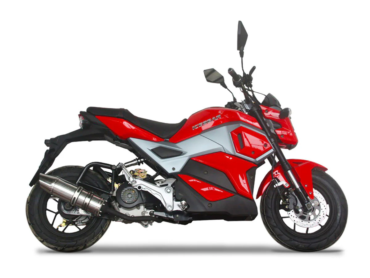 Mini Max 50cc Motorcycle, Automatic, Front Disc Brake, 12 inch Aluminum Wheels, 50 State Legal - Image 5