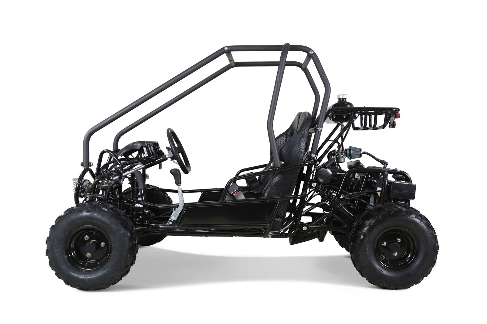 Mini Raptor 125cc Kids Gas Go Kart, Electric Start, Automatic with Reverse, Ages 8 and up - Image 7