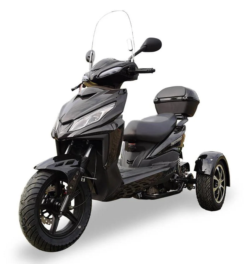 Mojo 150cc Street Trike, Automatic, Disc Brakes, Aluminum Wheels, Trunk and Windshield Included