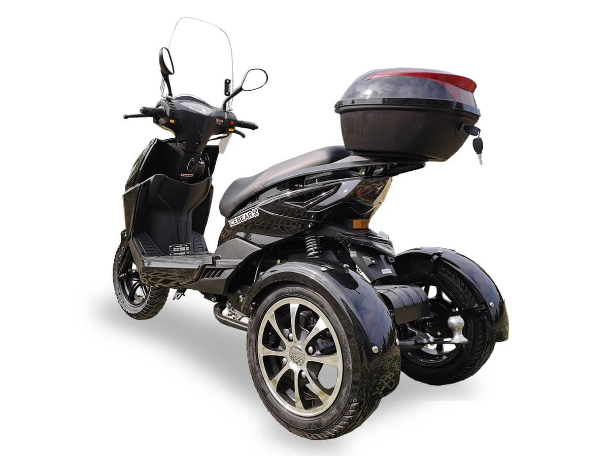 Mojo 150cc Street Trike, Automatic, Disc Brakes, Aluminum Wheels, Trunk and Windshield Included - Image 10