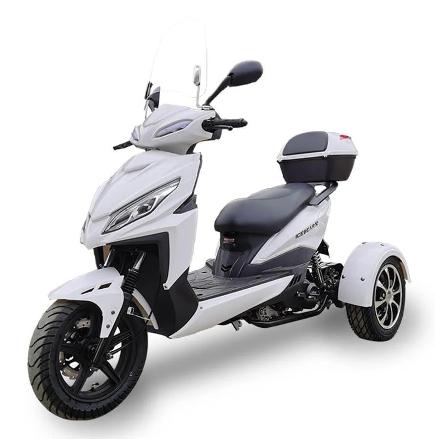 Mojo 150cc Street Trike, Automatic, Disc Brakes, Aluminum Wheels, Trunk and Windshield Included - Image 2