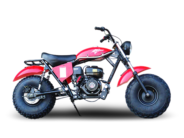 TrailMaster Monster Dog II Mini Bike, 196cc 6.5hp with Torque Converter, Rear Hydraulic Disc Brake - Image 8