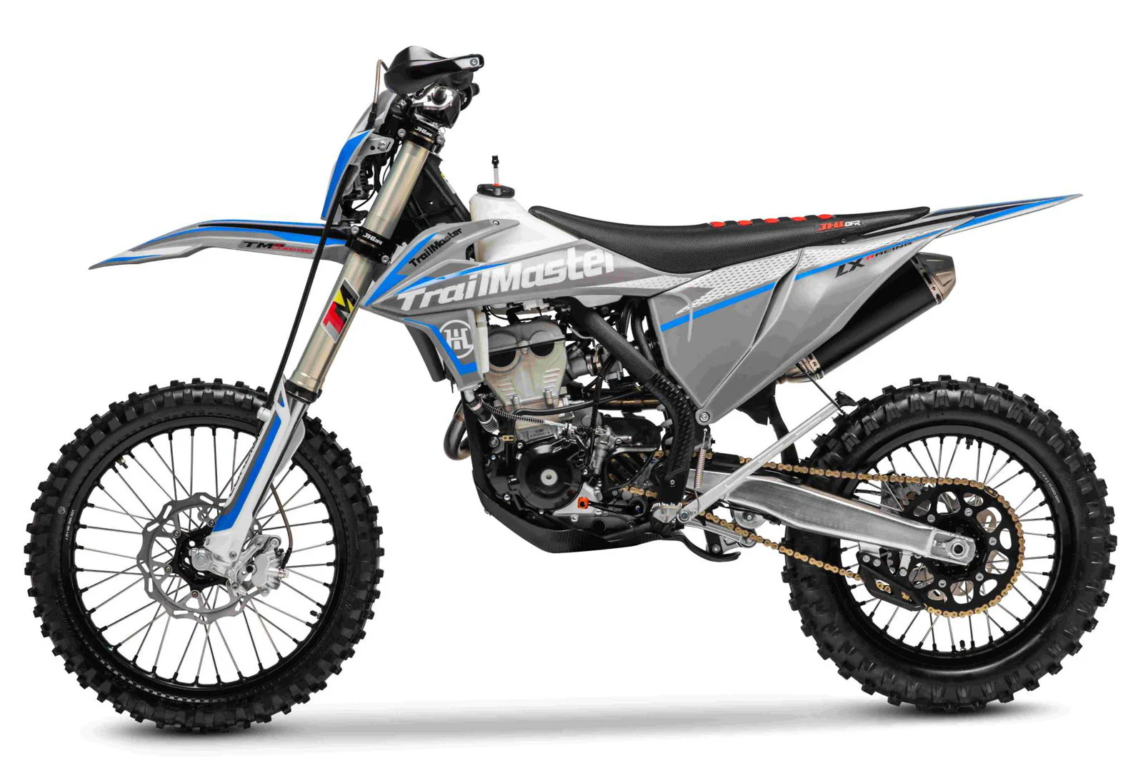 TrailMaster LX300-Pro Dirt Bike, NC300 EFI Racing Engine, Liquid-Cooled, 6-Speed Manual, Dual Disc Brakes, Electric Start with Kick backup, Billet Wheels (21/18) - Image 2