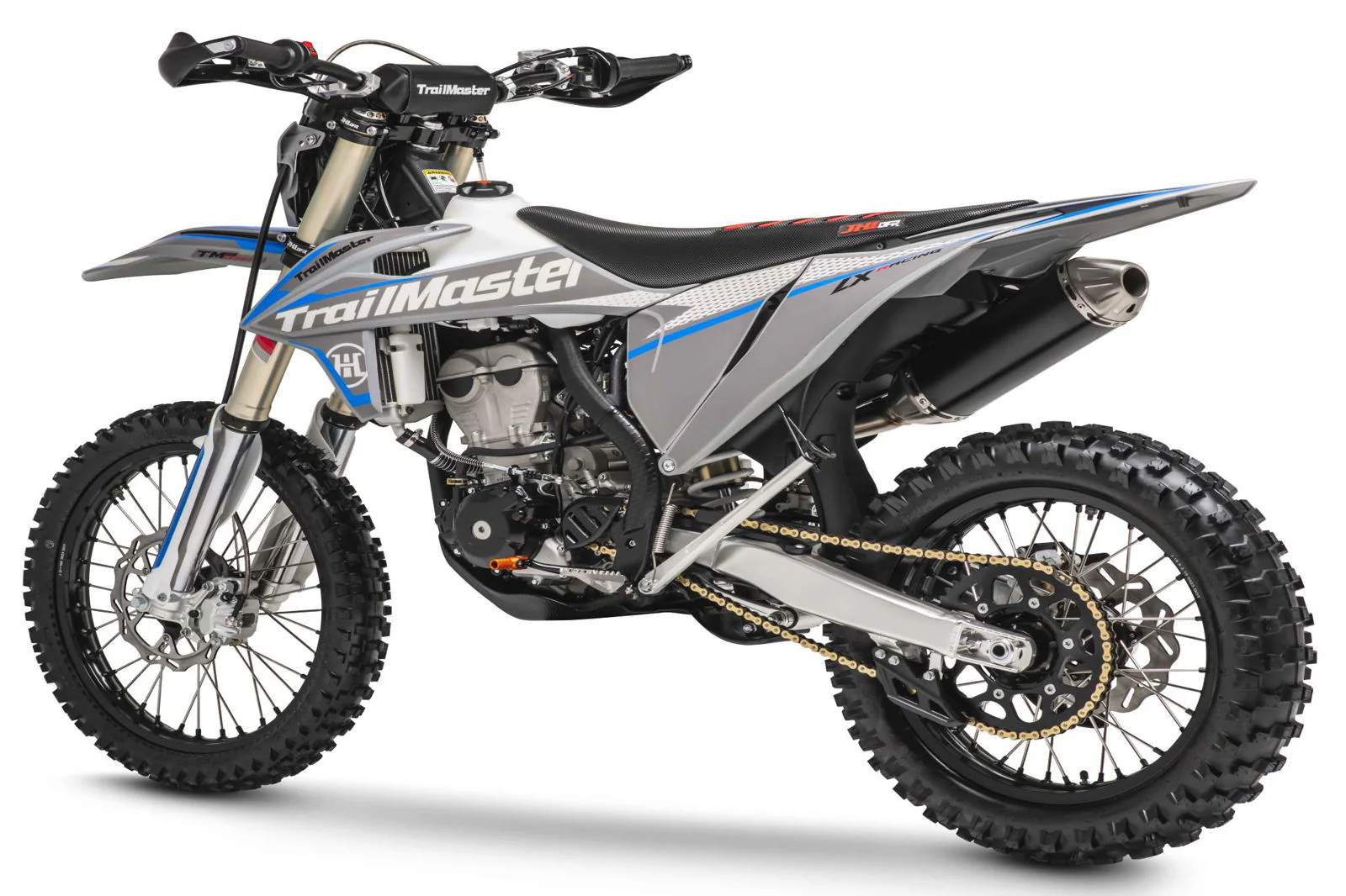 TrailMaster LX300-Pro Dirt Bike, NC300 EFI Racing Engine, Liquid-Cooled, 6-Speed Manual, Dual Disc Brakes, Electric Start with Kick backup, Billet Wheels (21/18) - Image 9