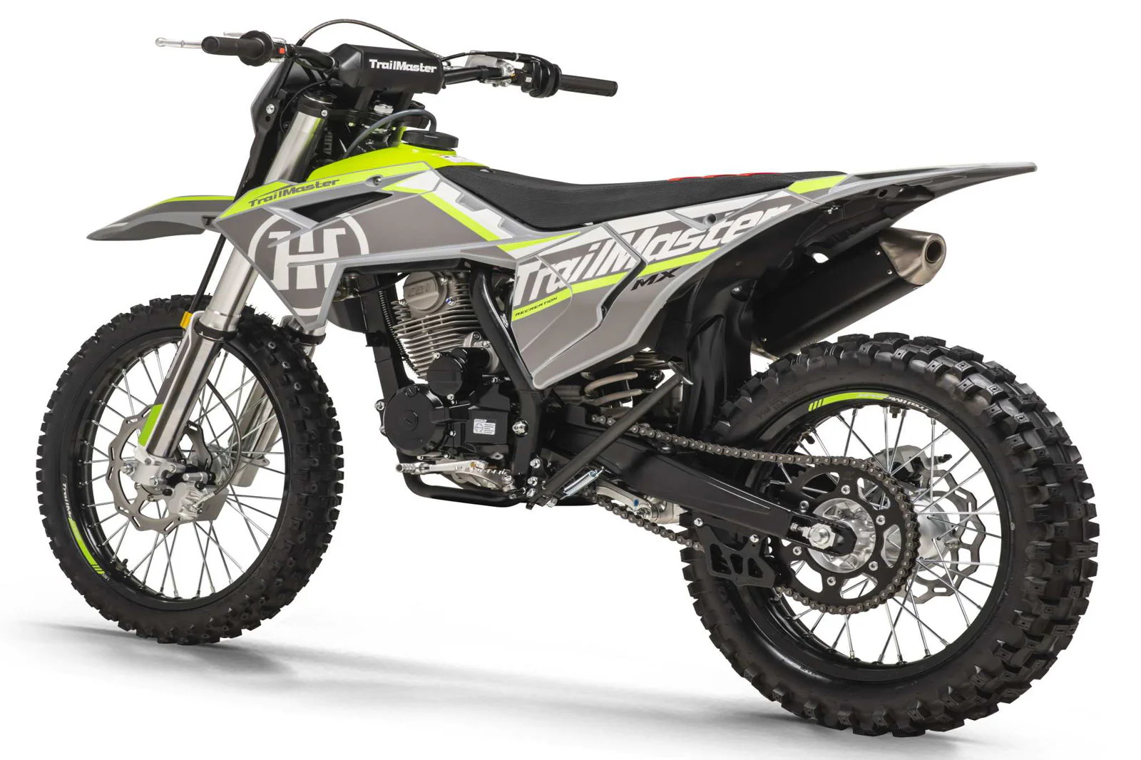 TrailMaster MX250 Dirt Bike, 5-Speed Manual, Electric Start, Dual Disc Brakes, (21/18) Wheels - Image 5