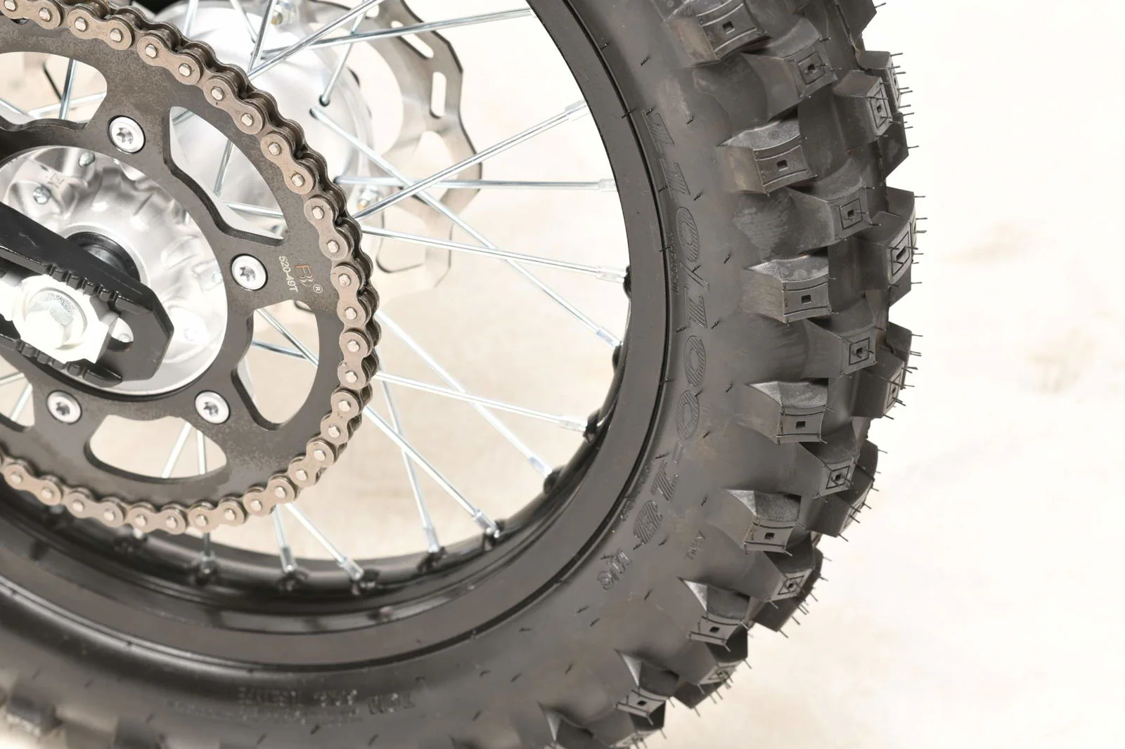 TrailMaster MX250-Pro Dirt Bike, 5-Speed Manual, Dual Disc Brakes, Electric Start (21/18) Wheels - Image 37