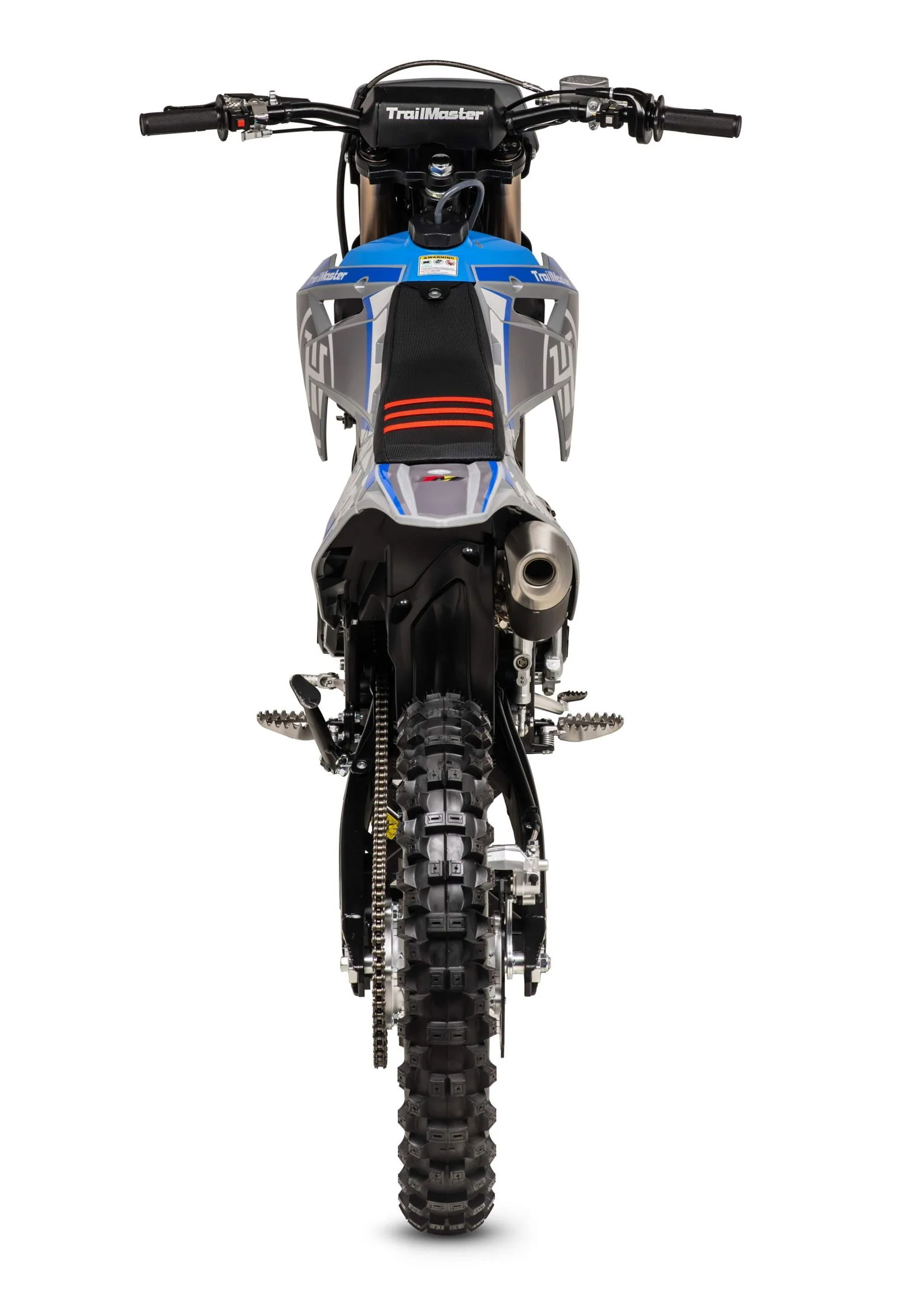 TrailMaster MX250-Pro Dirt Bike, 5-Speed Manual, Dual Disc Brakes, Electric Start (21/18) Wheels - Image 5