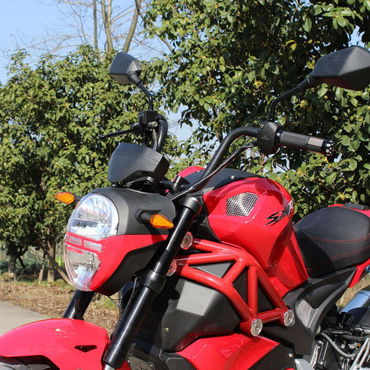 Nightwing 50cc Motorcycle, Automatic Shifting, Front Disc Brake, 12-inch Alloy Wheels - Image 12