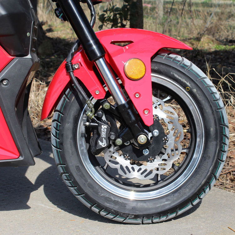 Nightwing 50cc Motorcycle, Automatic Shifting, Front Disc Brake, 12-inch Alloy Wheels - Image 14