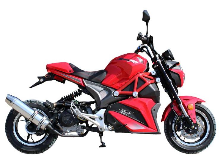 Nightwing 50cc Motorcycle, Automatic Shifting, Front Disc Brake, 12-inch Alloy Wheels - Image 5