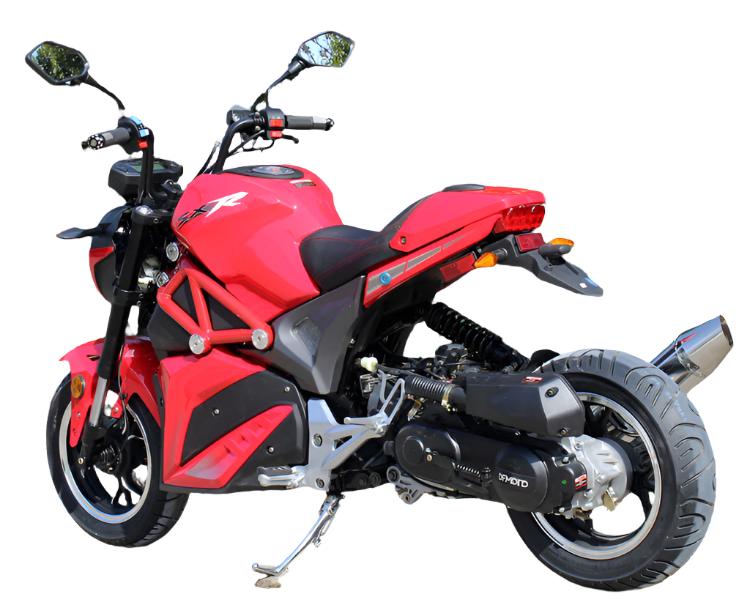Nightwing 50cc Motorcycle, Automatic Shifting, Front Disc Brake, 12-inch Alloy Wheels - Image 8