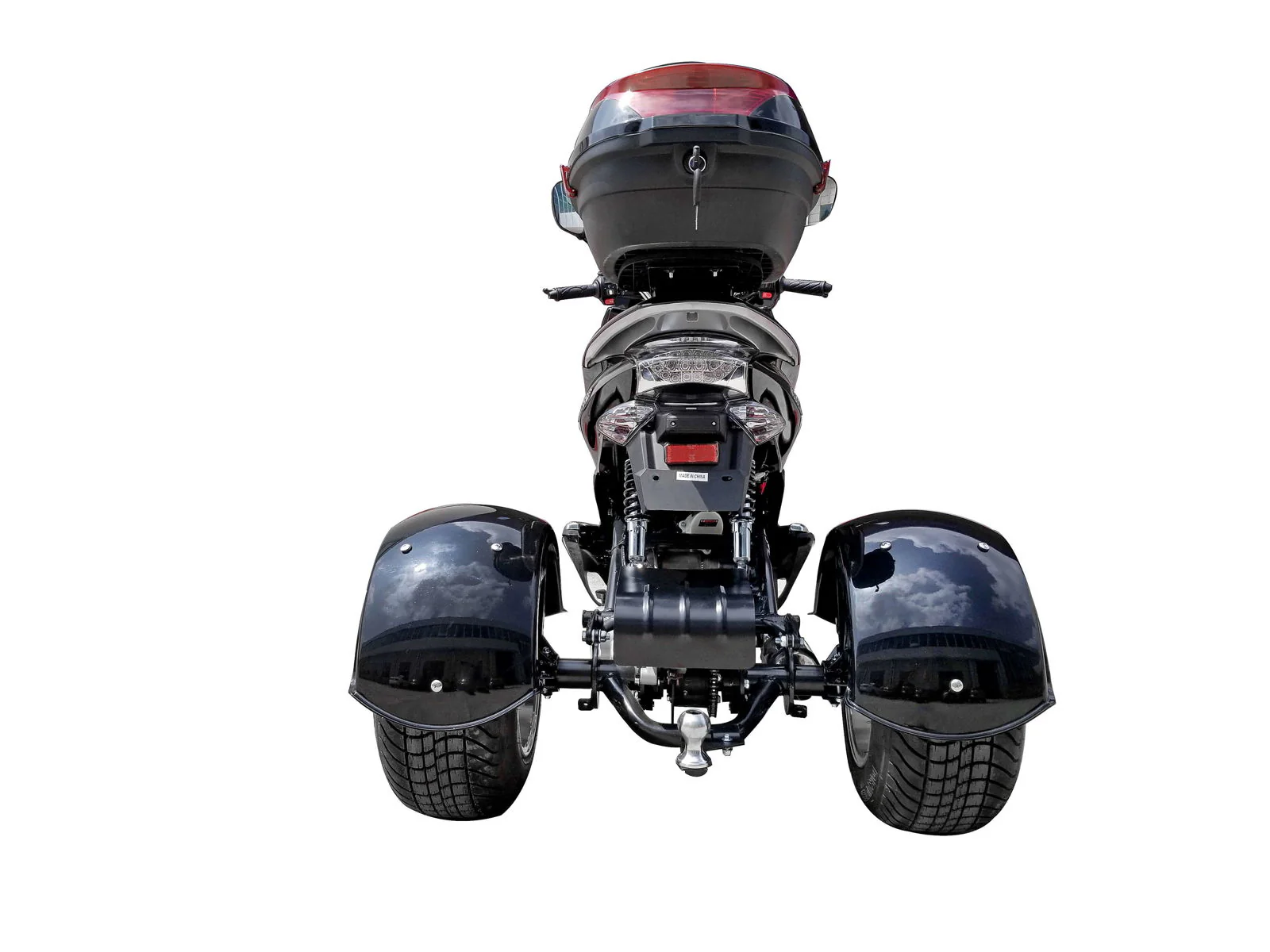 Q6 150cc Trike, Automatic Shifting, Full Wind Screen, Locking Trunk - Image 5