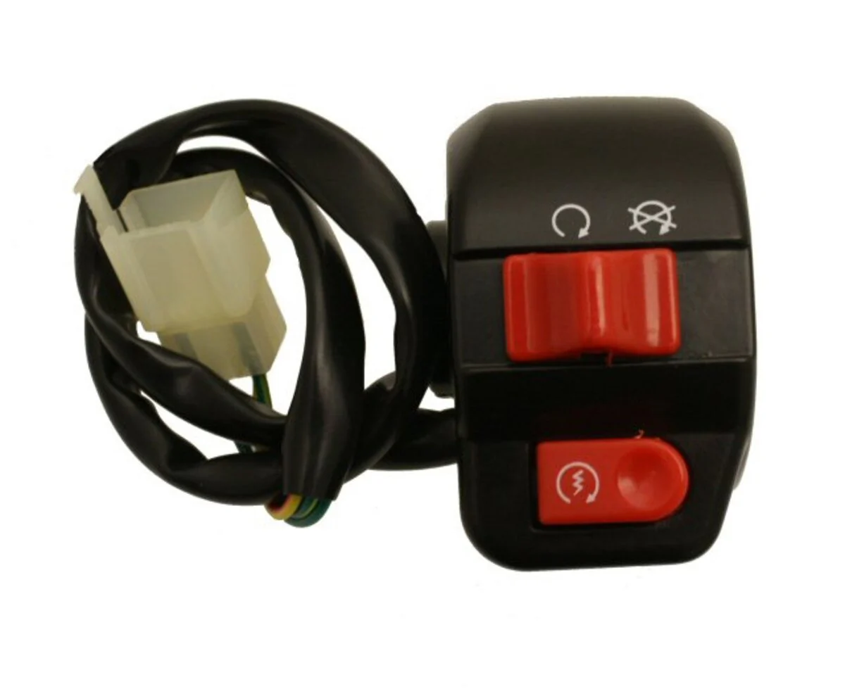 Right Handlebar Switch Assembly, 4-Pin