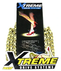 RLV Xtreme High Performance Karting Chain - ''Gold on Gold'' - Sold by the Foot
