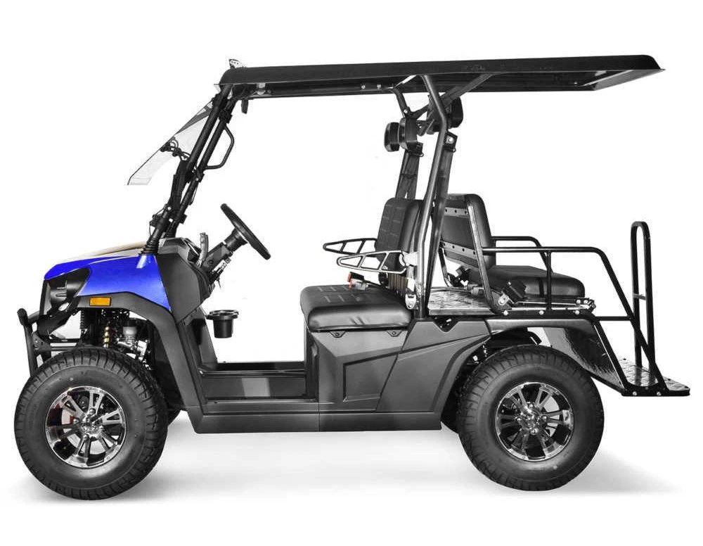 Rover 200 Gas Golf Cart, Electronic Fuel Injection, Automatic with Reverse, Deluxe Alloy Wheels, Windshield Included - Image 12