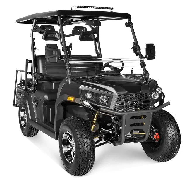 Rover 300 Gas Golf Cart, Electronic Fuel Injection, Automatic with Reverse, Deluxe Alloy Wheels, Windshield Included - Image 2