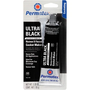 RTV Silicone Sealant & Gasket Maker, Permatex, 3oz Tube, Black