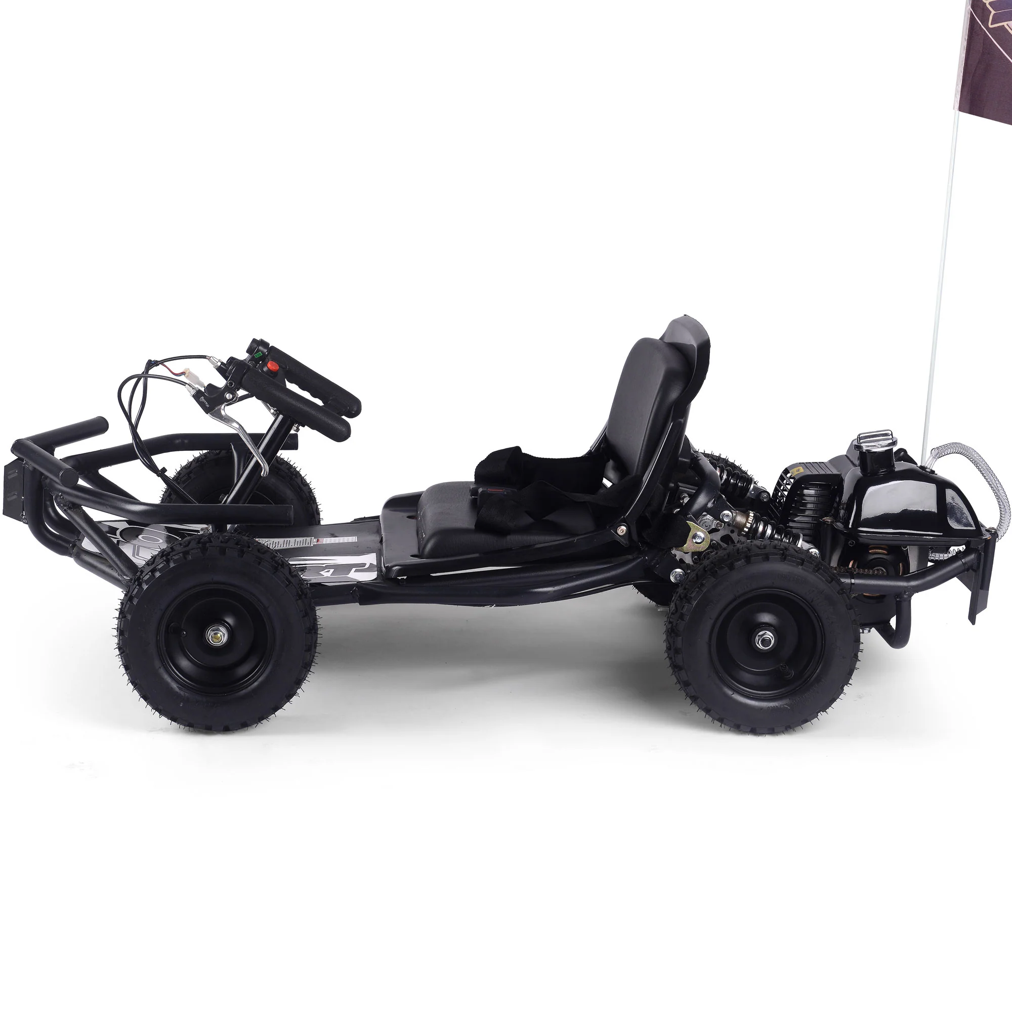 Sandman Kids Gas Powered Go Kart, 49cc 2-Stroke, Rear Suspension, Ages 4-6 - Image 4