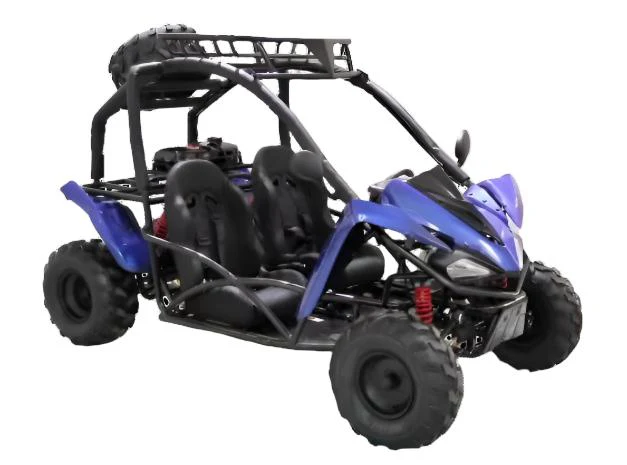 Shark 125cc Mid-Size Kids Go Kart, Electric Start, 3-Speed Semi-Automatic with Reverse, Ages 12 and up