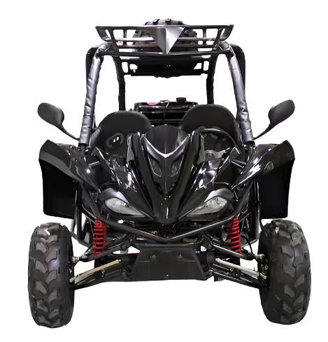 Shark 125cc Mid-Size Kids Go Kart, Electric Start, 3-Speed Semi-Automatic with Reverse, Ages 12 and up - Image 4