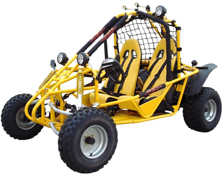 Spider 200 Buggy Go Kart, Electric Start, Automatic with Reverse, 10-inch Steel Wheels, Ages 16 and up - Image 4