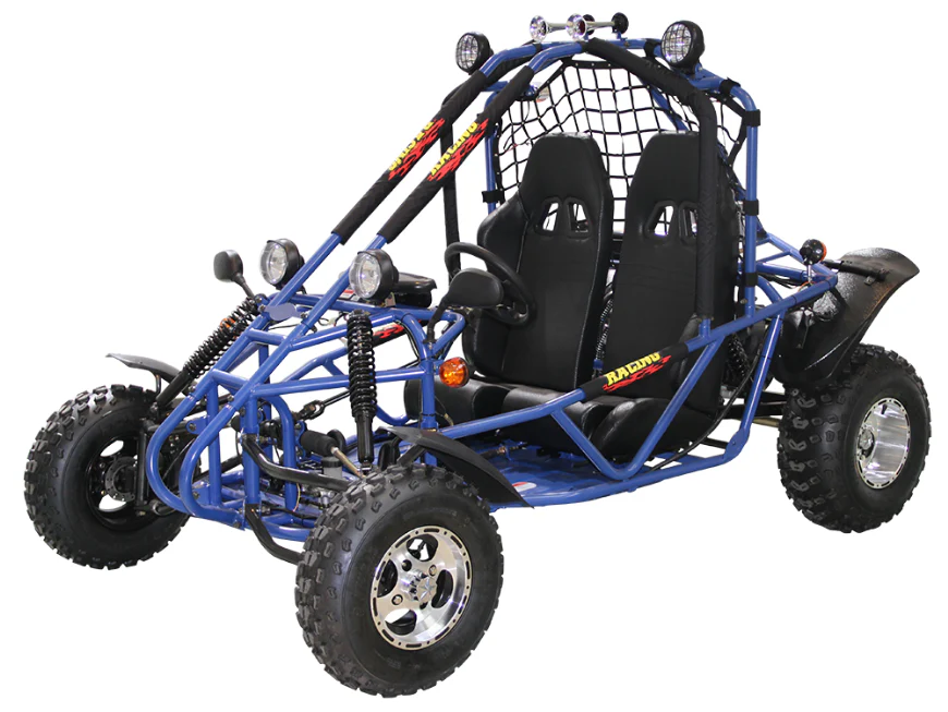Spider 200 DLX Buggy Go Kart, Electric Start, Automatic with Reverse, 10-inch Alloy Wheels, Ages 16 and up - Image 4