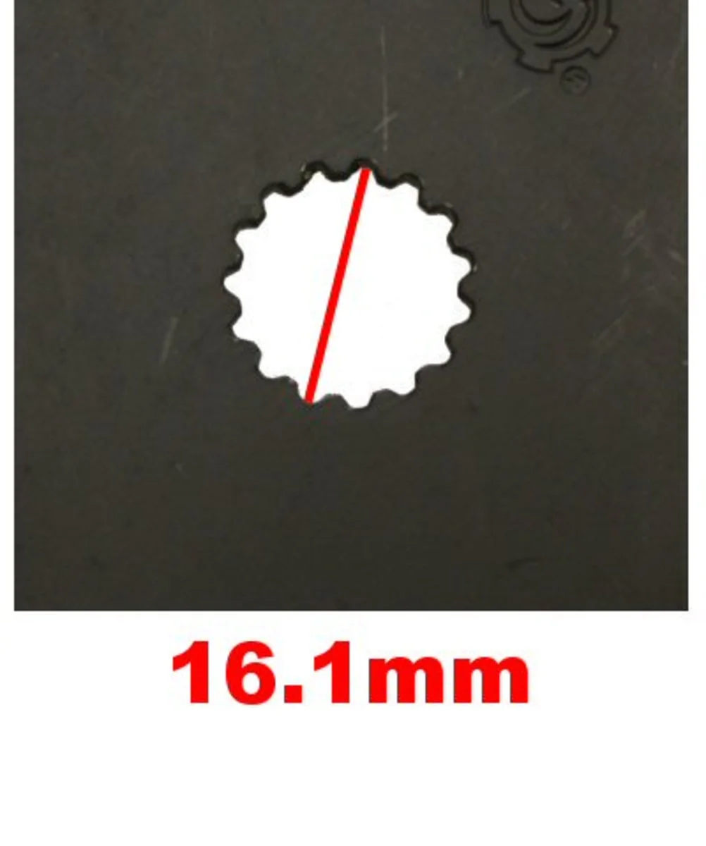 Starter Clutch Plate Assembly with Gear Type-2 for 50cc 2-stroke Minarelli 1PE40QMB Jog Engines - Image 2