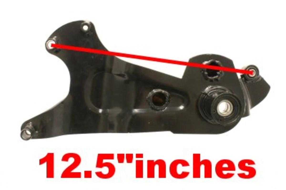Swingarm with Muffler Mount for Long Case 150cc and 125cc GY6 Engines - Image 2