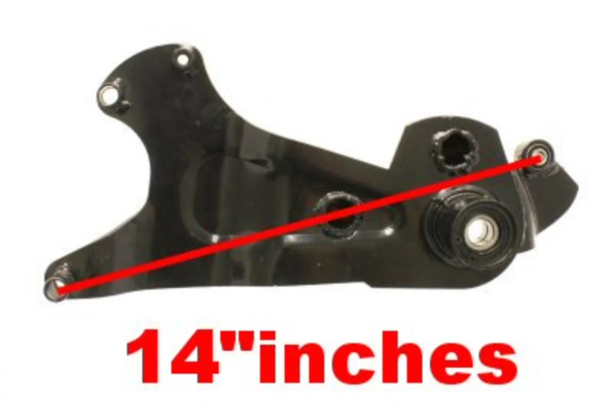 Swingarm with Muffler Mount for Long Case 150cc and 125cc GY6 Engines - Image 3