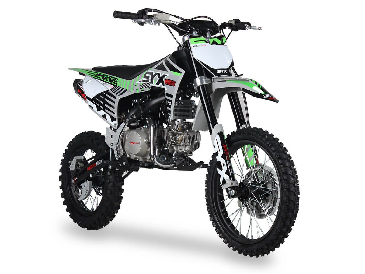 SYX Moto Pro 125cc 4-Stroke Gas Dirt Bike, 4-Speed Manual, Electric Start (17/14) Wheels, Ages 16 and up - Image 2