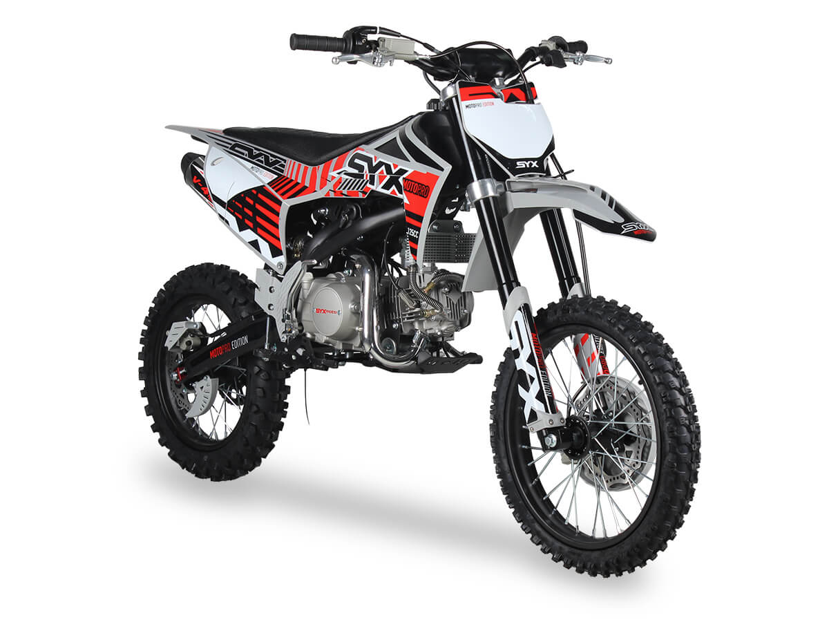 SYX Moto Pro 125cc 4-Stroke Gas Dirt Bike, 4-Speed Manual, Electric Start (17/14) Wheels, Ages 16 and up - Image 3