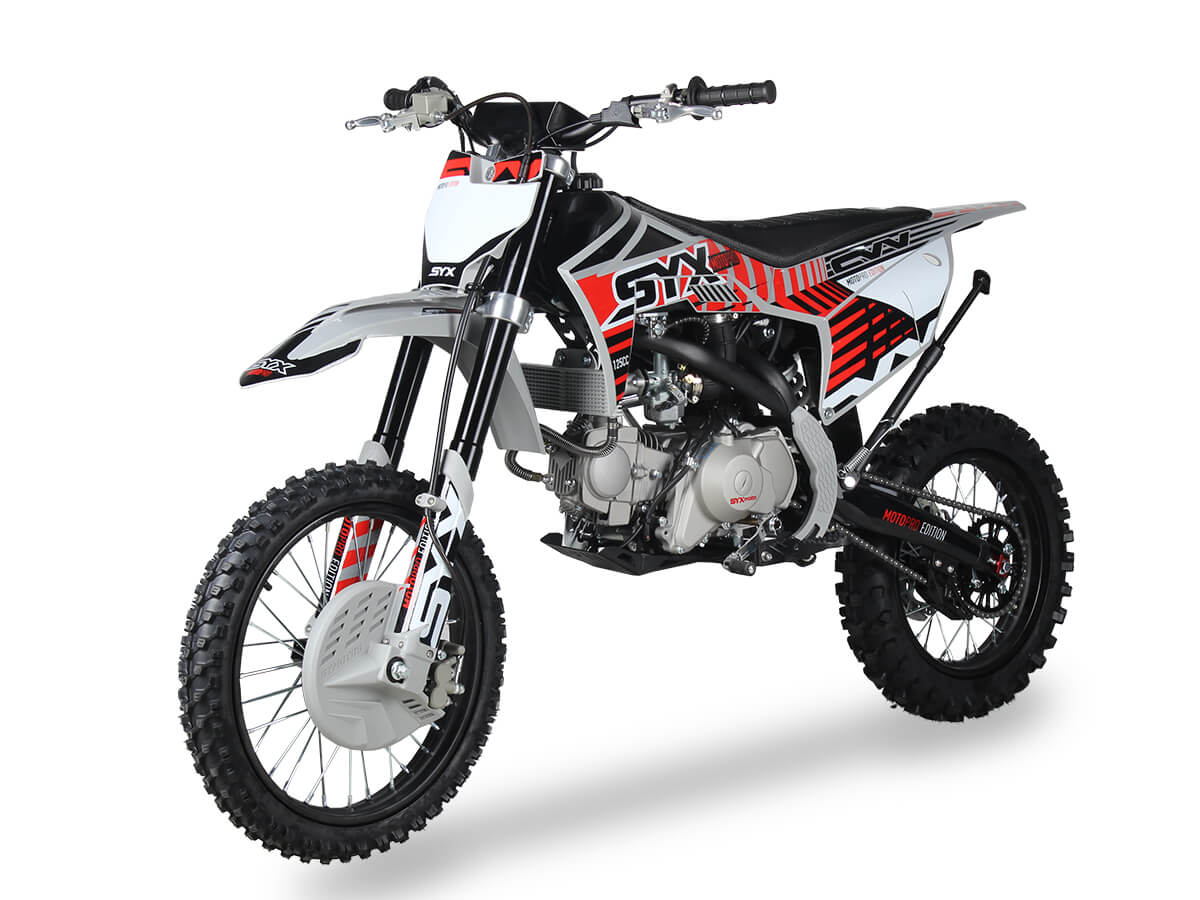 SYX Moto Pro 125cc 4-Stroke Gas Dirt Bike, 4-Speed Manual, Electric Start (17/14) Wheels, Ages 16 and up - Image 6