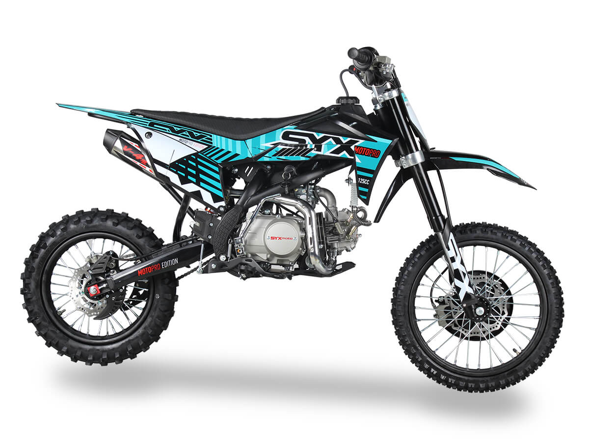SYX Moto Pro 125cc 4-Stroke Gas Dirt Bike, 4-Speed Manual, Electric Start (17/14) Wheels, Ages 16 and up - Image 7