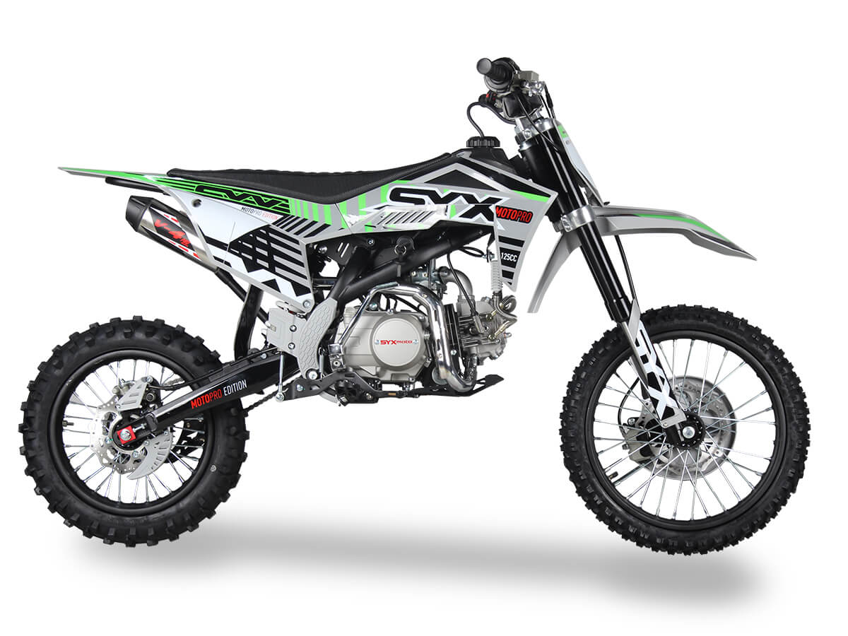 SYX Moto Pro 125cc 4-Stroke Gas Dirt Bike, 4-Speed Manual, Electric Start (17/14) Wheels, Ages 16 and up - Image 8