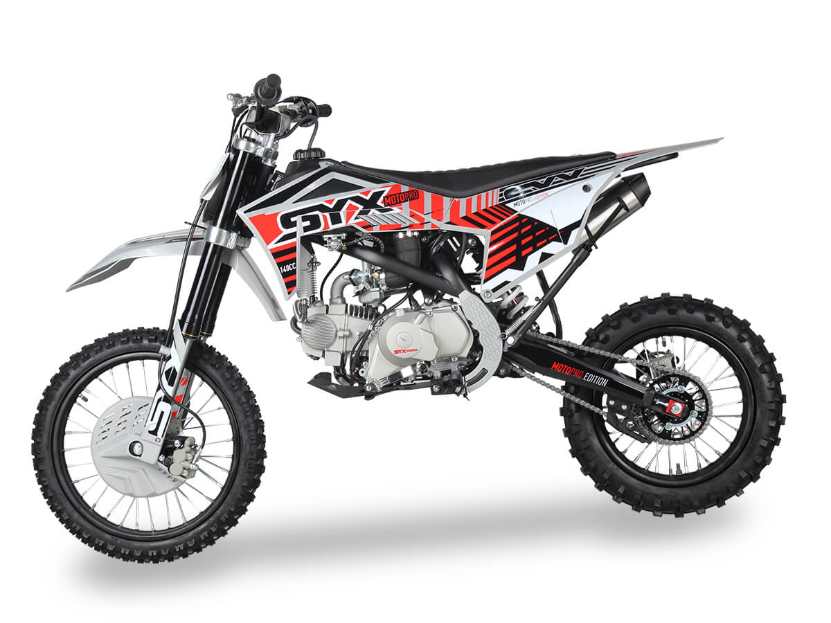 SYX Moto Pro 140cc 4-Stroke Gas Dirt Bike 4-Speed Manual Electric Start (17/14), Ages 16 and up - Image 11
