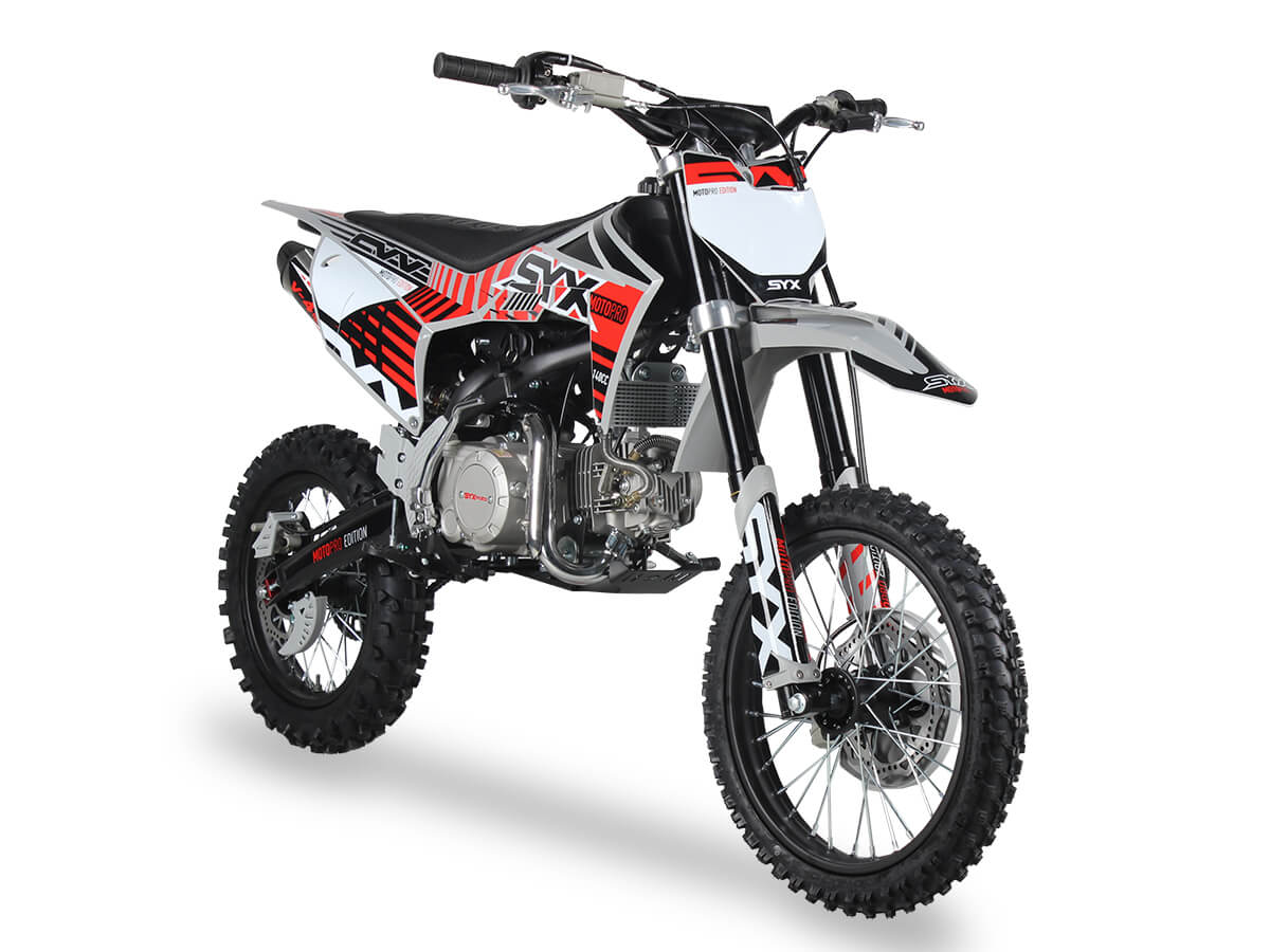 SYX Moto Pro 140cc 4-Stroke Gas Dirt Bike 4-Speed Manual Electric Start (17/14), Ages 16 and up - Image 2