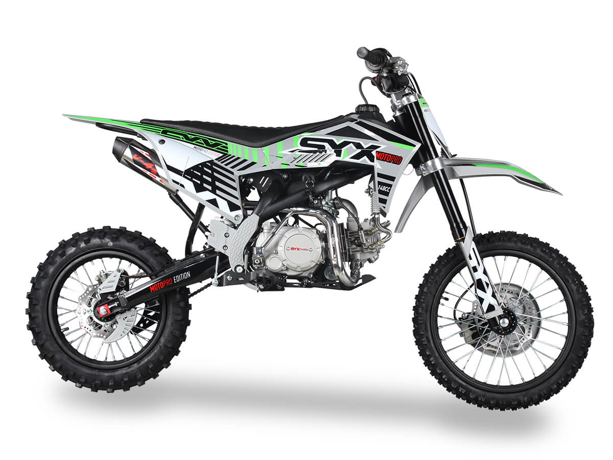 SYX Moto Pro 140cc 4-Stroke Gas Dirt Bike 4-Speed Manual Electric Start (17/14), Ages 16 and up - Image 4