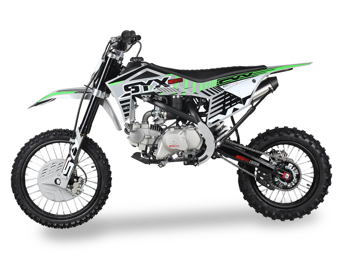 SYX Moto Pro 140cc 4-Stroke Gas Dirt Bike 4-Speed Manual Electric Start (17/14), Ages 16 and up - Image 5