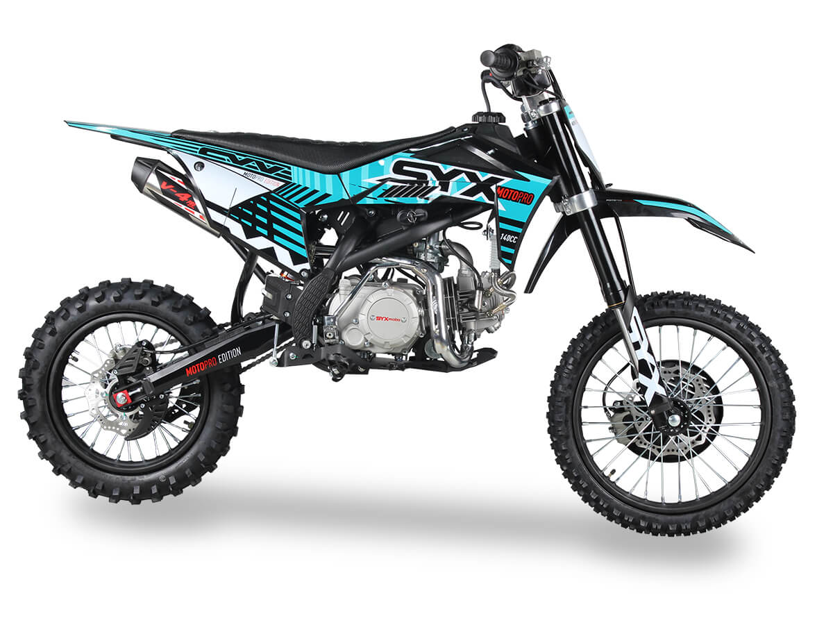 SYX Moto Pro 140cc 4-Stroke Gas Dirt Bike 4-Speed Manual Electric Start (17/14), Ages 16 and up - Image 7