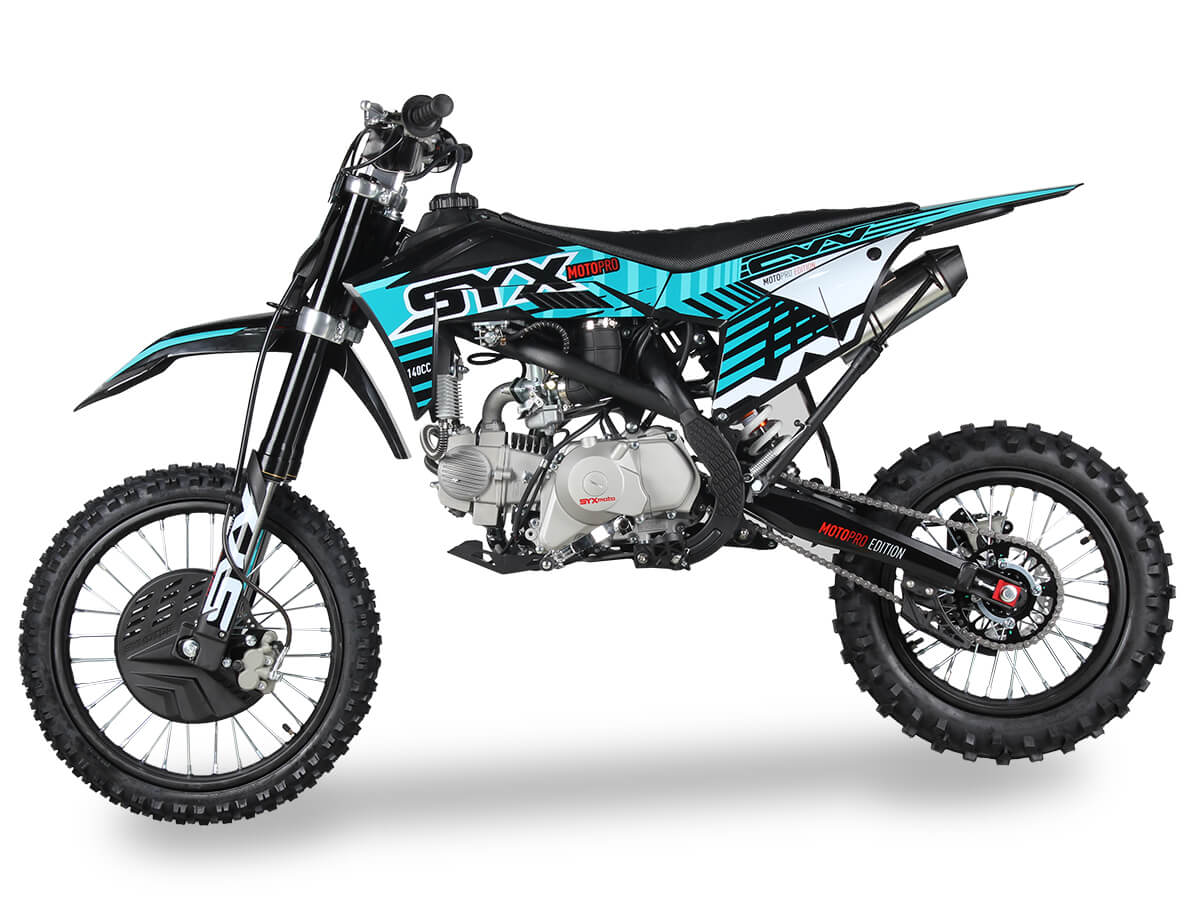 SYX Moto Pro 140cc 4-Stroke Gas Dirt Bike 4-Speed Manual Electric Start (17/14), Ages 16 and up - Image 8